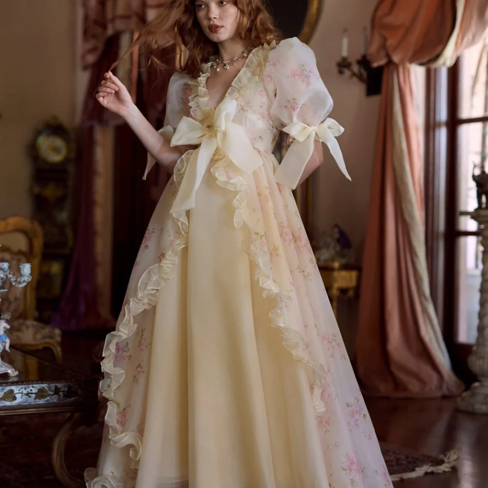[SOLD OUT SIZE] Selkie, The Summer Home Marie Gown, LARGE - Picture 4 of 5